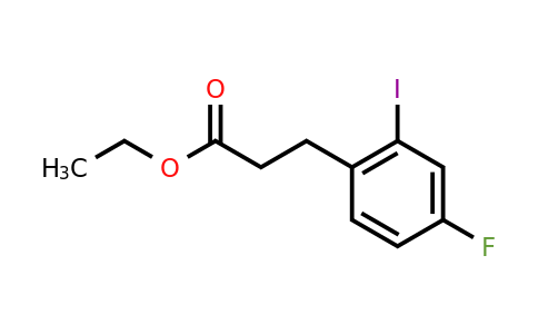 1261553-45-0 | Ethyl 3-(4'-fluoro-2'-iodophenyl)propionate