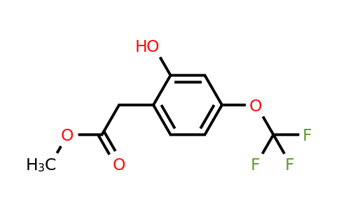 1261553-51-8 | Methyl 2-hydroxy-4-(trifluoromethoxy)phenylacetate