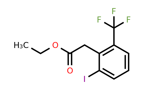 1261553-74-5 | Ethyl 2-iodo-6-(trifluoromethyl)phenylacetate