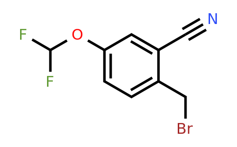 1261553-84-7 | 2-(Bromomethyl)-5-(difluoromethoxy)benzonitrile