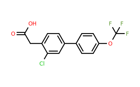 1261553-96-1 | 3-Chloro-4'-(trifluoromethoxy)biphenyl-4-acetic acid