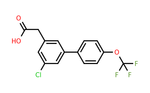 1261553-99-4 | 5-Chloro-4'-(trifluoromethoxy)biphenyl-3-acetic acid