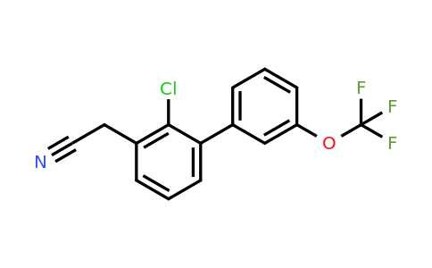 1261554-03-3 | 2-Chloro-3'-(trifluoromethoxy)biphenyl-3-acetonitrile