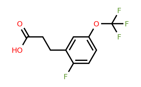 1261554-07-7 | 3-(2'-Fluoro-5'-(trifluoromethoxy)phenyl)propionic acid
