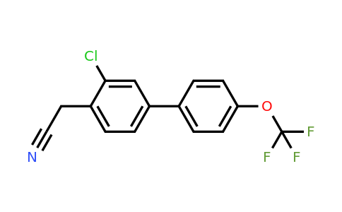 1261554-08-8 | 3-Chloro-4'-(trifluoromethoxy)biphenyl-4-acetonitrile