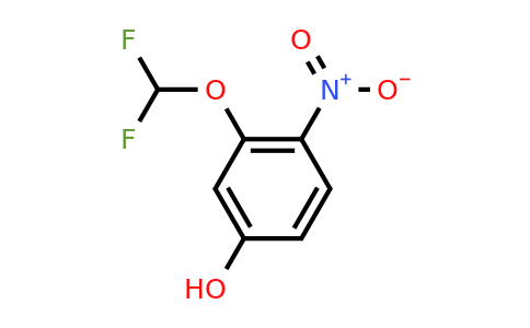 1261554-16-8 | 4-Hydroxy-2-(difluoromethoxy)nitrobenzene