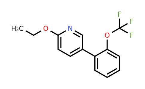 1261554-21-5 | 2-Ethoxy-5-(2-(trifluoromethoxy)phenyl)pyridine