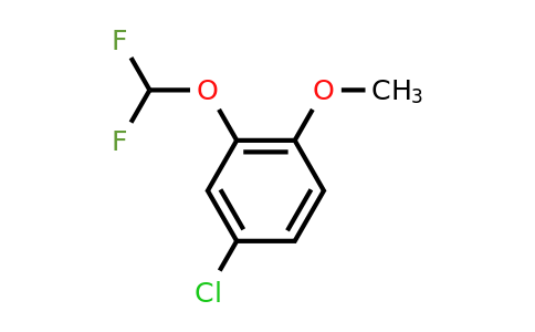 1261554-33-9 | 4-Chloro-2-(difluoromethoxy)anisole