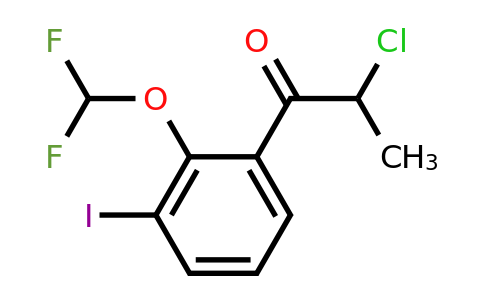 1261554-45-3 | 2-Chloro-2'-(difluoromethoxy)-3'-iodopropiophenone