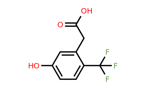 1261554-57-7 | 5-Hydroxy-2-(trifluoromethyl)phenylacetic acid