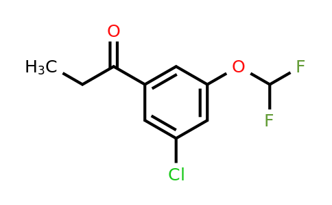 1261554-63-5 | 3'-Chloro-5'-(difluoromethoxy)propiophenone