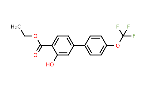 1261554-80-6 | Ethyl 3-hydroxy-4'-(trifluoromethoxy)biphenyl-4-carboxylate