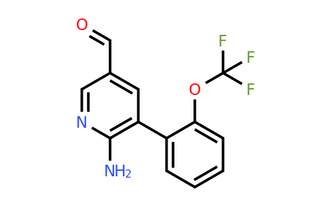 1261554-98-6 | 6-Amino-5-(2-(trifluoromethoxy)phenyl)nicotinaldehyde