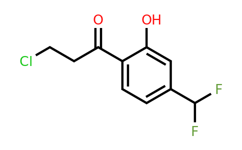 3-Chloro-4'-(difluoromethyl)-2'-hydroxypropiophenone