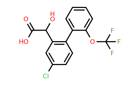 1261555-04-7 | (4-Chloro-2'-(trifluoromethoxy)biphenyl-2-yl)-hydroxyacetic acid