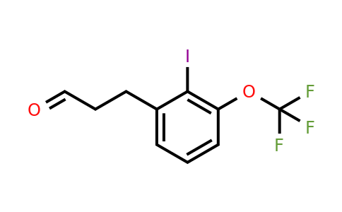 1261555-31-0 | 3-(2'-Iodo-3'-(trifluoromethoxy)phenyl)propionaldehyde