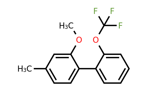 1261555-34-3 | 2-Methoxy-4-methyl-2'-(trifluoromethoxy)biphenyl