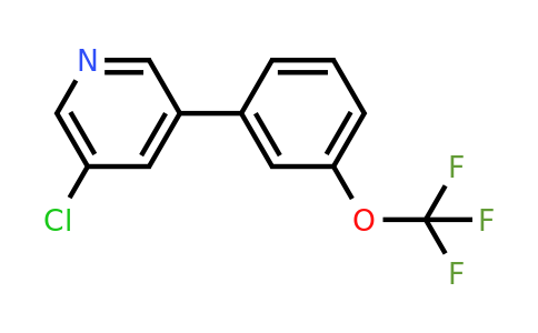 1261555-66-1 | 3-Chloro-5-(3-(trifluoromethoxy)phenyl)pyridine