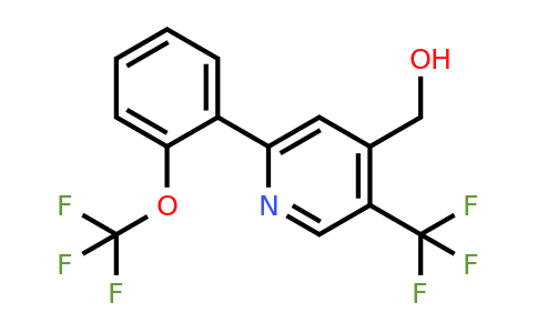 1261555-70-7 | 2-(2-(Trifluoromethoxy)phenyl)-5-(trifluoromethyl)pyridine-4-methanol