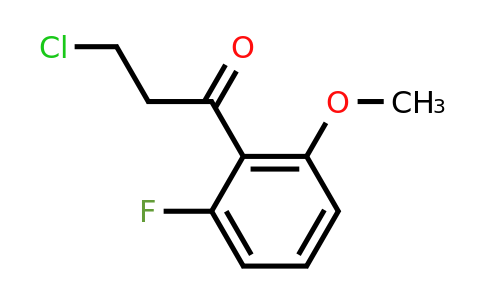 1261556-27-7 | 3-Chloro-2'-fluoro-6'-methoxypropiophenone