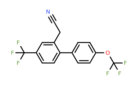 1261556-29-9 | 4'-(Trifluoromethoxy)-4-(trifluoromethyl)biphenyl-2-acetonitrile