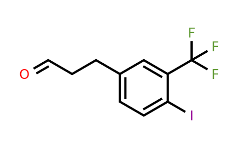 1261556-43-7 | 3-(4'-Iodo-3'-(trifluoromethyl)phenyl)propionaldehyde