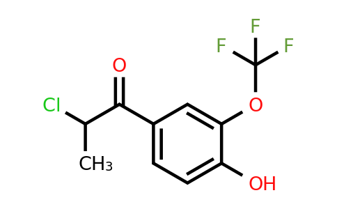 1261556-77-7 | 2-Chloro-4'-hydroxy-3'-(trifluoromethoxy)propiophenone