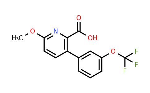 1261557-01-0 | 6-Methoxy-3-(3-(trifluoromethoxy)phenyl)picolinic acid