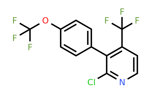 1261557-19-0 | 2-Chloro-3-(4-(trifluoromethoxy)phenyl)-4-(trifluoromethyl)pyridine