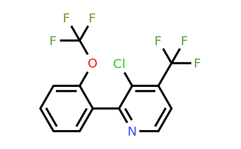1261557-25-8 | 3-Chloro-2-(2-(trifluoromethoxy)phenyl)-4-(trifluoromethyl)pyridine