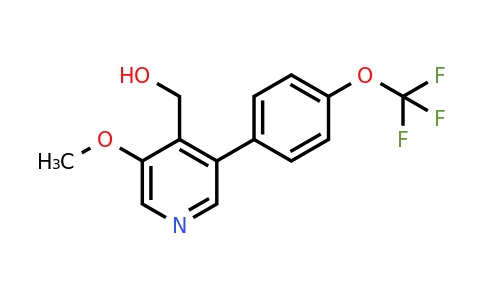 1261557-27-0 | 3-Methoxy-5-(4-(trifluoromethoxy)phenyl)pyridine-4-methanol