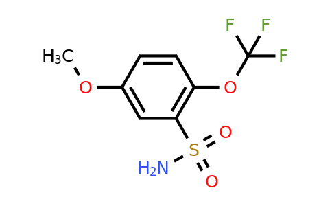 1261557-34-9 | 5-Methoxy-2-(trifluoromethoxy)benzenesulfonamide