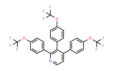 1261557-40-7 | 2,3,4-Tris(4-(trifluoromethoxy)phenyl)pyridine