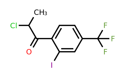 1261557-53-2 | 2-Chloro-2'-iodo-4'-(trifluoromethyl)propiophenone
