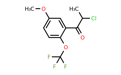 1261557-90-7 | 2-Chloro-5'-methoxy-2'-(trifluoromethoxy)propiophenone