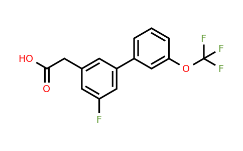 1261558-02-4 | 5-Fluoro-3'-(trifluoromethoxy)biphenyl-3-acetic acid