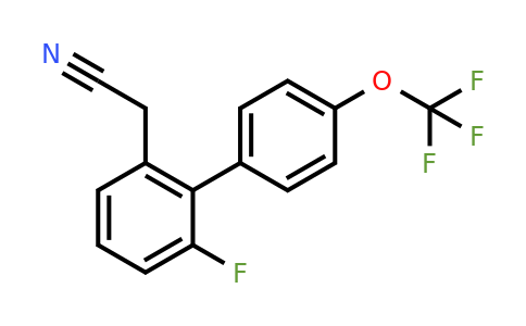 1261558-12-6 | 6-Fluoro-4'-(trifluoromethoxy)biphenyl-2-acetonitrile