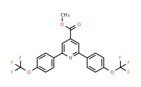 1261558-17-1 | Methyl 2,6-bis(4-(trifluoromethoxy)phenyl)isonicotinate