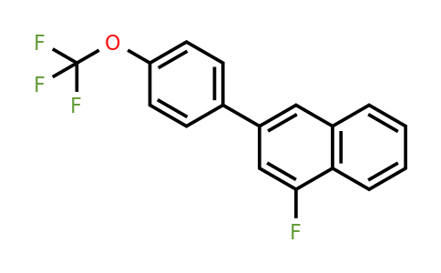 1261559-40-3 | 1-Fluoro-3-(4-(trifluoromethoxy)phenyl)naphthalene