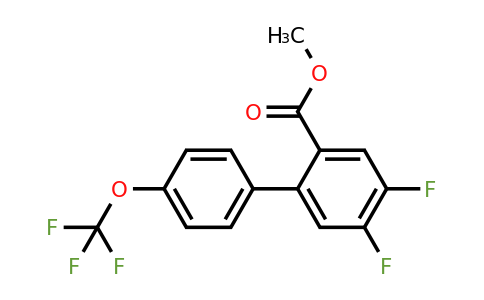 1261559-62-9 | Methyl 4,5-difluoro-4'-(trifluoromethoxy)biphenyl-2-carboxylate