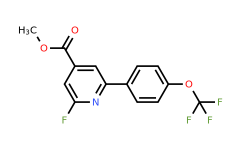 1261559-74-3 | Methyl 2-fluoro-6-(4-(trifluoromethoxy)phenyl)isonicotinate