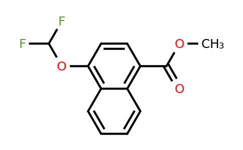 1261559-96-9 | Methyl 1-(difluoromethoxy)naphthalene-4-carboxylate