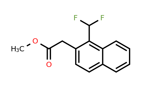 1261560-02-4 | Methyl 1-(difluoromethyl)naphthalene-2-acetate