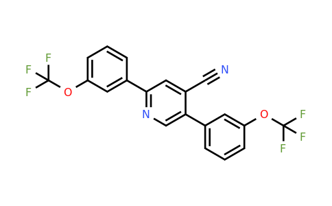 1261560-09-1 | 2,5-Bis(3-(trifluoromethoxy)phenyl)isonicotinonitrile