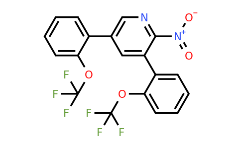 1261560-25-1 | 3,5-Bis(2-(trifluoromethoxy)phenyl)-2-nitropyridine