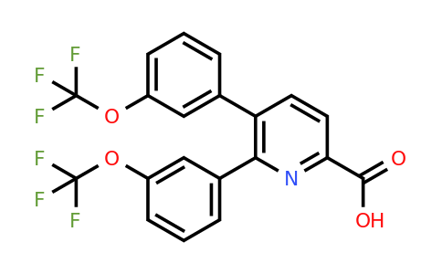 1261560-34-2 | 5,6-Bis(3-(trifluoromethoxy)phenyl)picolinic acid