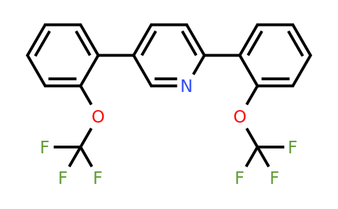 1261560-38-6 | 2,5-Bis(2-(trifluoromethoxy)phenyl)pyridine