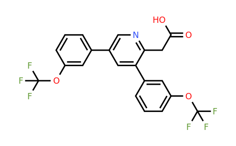 1261560-56-8 | 3,5-Bis(3-(trifluoromethoxy)phenyl)pyridine-2-acetic acid