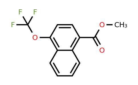 1261560-66-0 | Methyl 1-(trifluoromethoxy)naphthalene-4-carboxylate