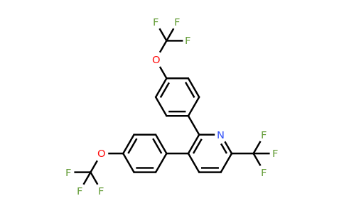 1261560-84-2 | 2,3-Bis(4-(trifluoromethoxy)phenyl)-6-(trifluoromethyl)pyridine